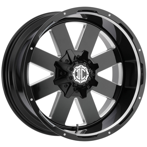 [NX18-2012R-44MBXG] XTREME 2 CRAVE-NX18 MIDNIGHT BLACK/MG MILLING 20X12 5X127/5X139.7 -44 +78.3