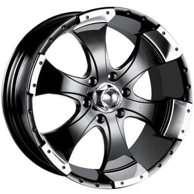 [YL4802052+15] YL-480 (ION 136) BLACK/MACHINE 20X9.0 6X5.5 +15