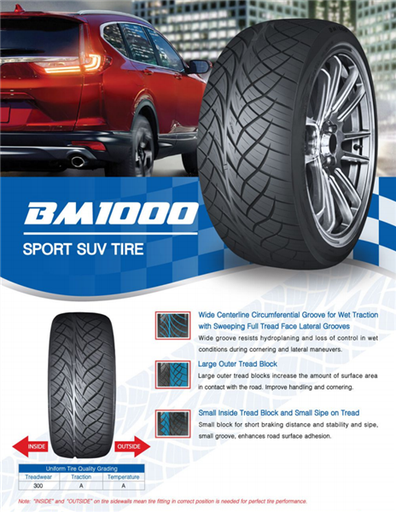 [S207Q] 255/55R18XL OTANI BM1000 109V 300AA BSW