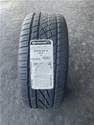 [15572790000] 225/50R16 CONTINENTAL EXTREMECONTACT DWS06 PLUS 92W 560AAA 50K BSW
