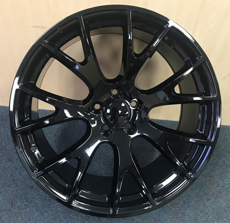 [STW2182007B] STW 218-M 20X9+15 5X115 C.B-74.2 B BLACK**DODGE HELLCAT REPLICA**SPECIAL****