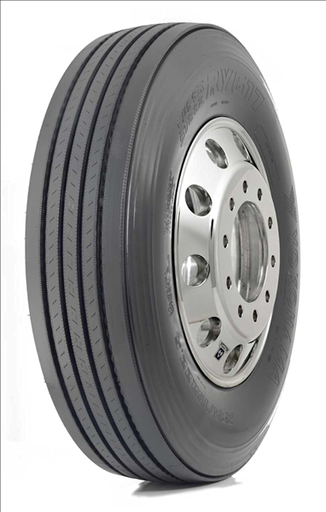 [29575225RY617-1] 295/75R22.5/14 YOKOHAMA RY617 LONG HAUL **STEER** *SMARTWAY* DOT 2021