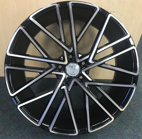 [V281708B+M] VELOCITY VW28-M 17X8+38 5X120 C.B-74.2 B+M