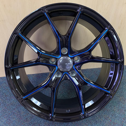[VE5311806B+MW+TBL] VELSEN WHEEL 531-M 18X8+38 5X114.3 C.B-73.1 B+MW+TBL(U)**BLUE LINE