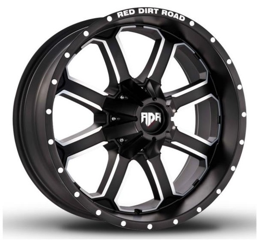 [RD012034+0+M] RDR RD01N-M 20X9+0 6X135+6X139.7 C.B-106.1 MACHINED/BLACK(DIRT) MFB+MO+ME
