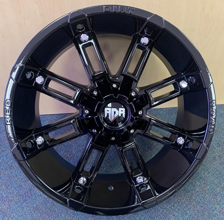 [RD062034B] RDR 06-M 20X9+0 6X135+6X139.7 CB-108 (THUNDER) B(R) GLOSSY BLACK