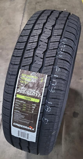 [SUV-1702-HT-CS] 225/65R17 CROSSMAX SUV CHTS-1 102H 600AB ***60K**+ROAD HAZARD