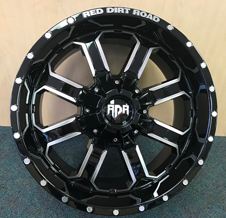 [RD012034-12B+MO+ME] RDR RD01-M 20X9-12 6X135+6X139.7 C.B-106.1 MACHINED/BLACK(DIRT) **B+MO+ME