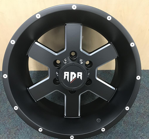 [RD071734+0] RDR 07-M 17X9+0 6X139.7 C.B-108 BLACK MACHINED WINDOW (RIOT)-MFB+MW+MR