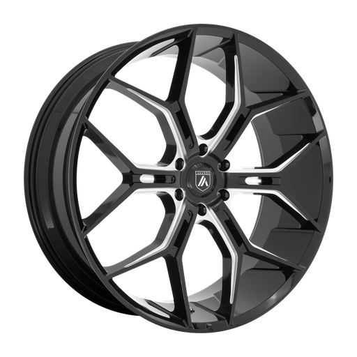 [ABL38-22956338BK] ABL38 22X9.5 6X135 G-BLK MILL 38MM