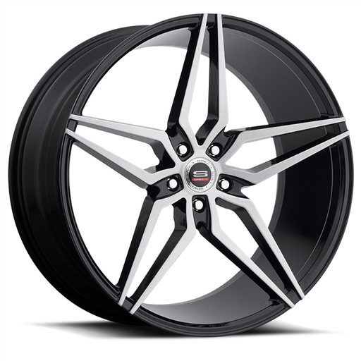 [SPM8120901638GBB] SPEC-1 MONOTEC SPM-81 20X9.0+38 5X114.3 C.B 73.1 GLOSS BLACK/BRUSHED