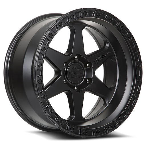 [OLYMPUS-8957MB] LOCK OFFROAD OLYMPUS 18X9 5X127 -12 C.B 71.5 MATTE BLACK RING