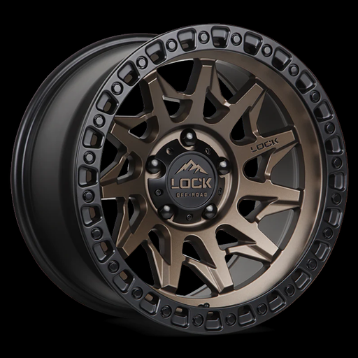 [LUNATIC-8969MRMBR] LOCK OFFROAD LUNATIC 18X9 6X139.7 -12 C.B 106.2 MATTE BLACK