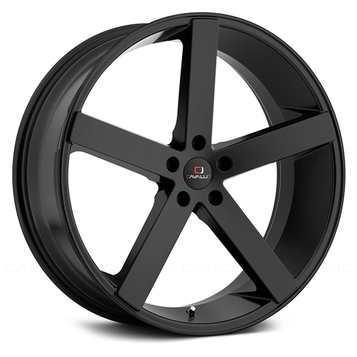 [CLV-5208551143+35GB] CAVALLO-CLV5 20X8.5 5X114.3/5X115 +35 C.B 74.1 GLOSS BLACK