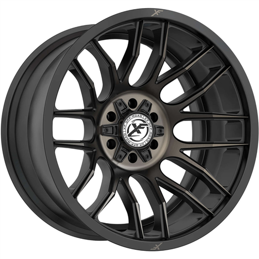 [XF-232201061351397-24SBMBRDDT] XF OFFROAD-XF232 20X10 6X135/6X139.7 -24 C.B 106.4 SATIN BLACK MACHINED+BRONZE TINT
