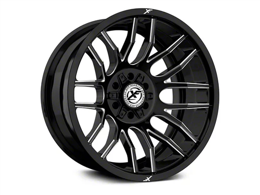 [XF-232201061351397-24GBML] XF OFFROAD-XF232 20X10 6X135/6X139.7 -24 C.B 106.4 GLOSS BLACK MILLED