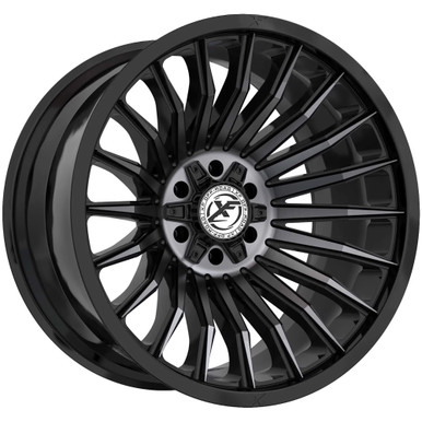 [XF-231201061351397-12GBMTITDDT] XF OFFROAD-XF231 20X10 6X135/6X139.7 -12 C.B 106.4 BLACK MACHINED+DARK TITANIUM TINT
