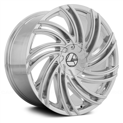 [AZA-514229561351397+25C] AZARA AZA-514 NANO CHROME 22X9.5 6X135/6X139.7 +25 C.B 108