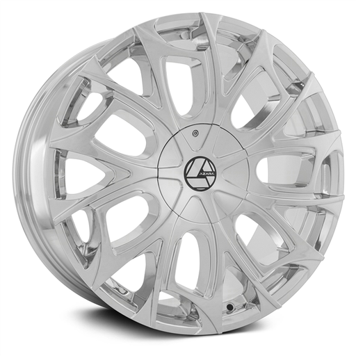 [AZA-512229561351397+25C] AZARA AZA-512 CHROME 22X9.5 6X135/6X139.7 +25 C.B 108