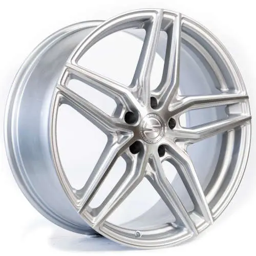 [S101200521P3809] 20X10.5 SELECT PRECISION ALLOYS SHADOW 5X120 +38 72.54 GLOSS SILVER BRUSHED