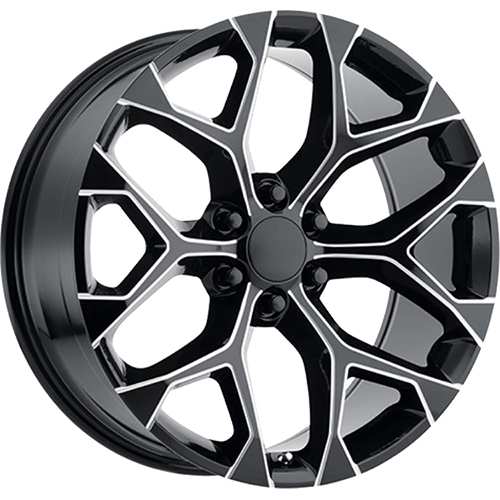 [G09-2610655+31GBML] O.E. REVOLUTION-G09 GLOSS BLACK/MILLED 26X10 6X139.7 +31 C.B 78.1