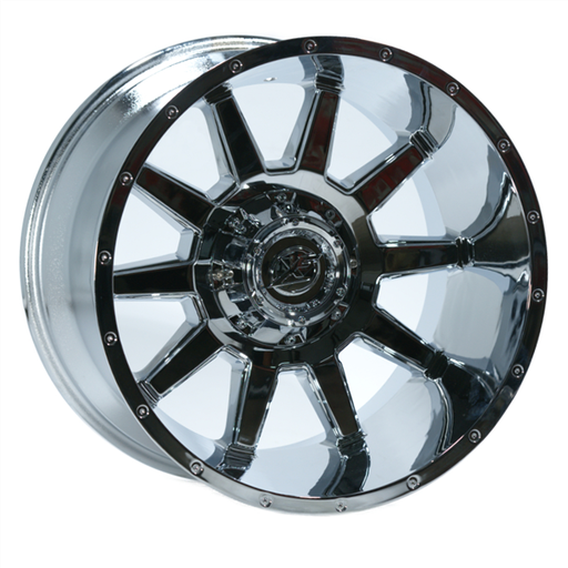 [XF-219201081651180-12C] XF OFFROAD-XF219 20X10 8X165.1/8X180 -12 C.B 125.2 CHROME
