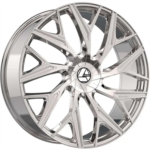 [AZA-52724905115120+15C] AZARA-AZA527 NANO CHROME 24X9.0 5X115/5X120 +15 C.B 78.1
