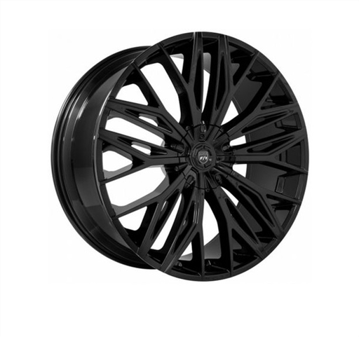 [685-2410-20-30FB] LEXANI ARIES 24X10 5X112/5X120 ET30 FULL GLOSS BLACK 74.1MM CB
