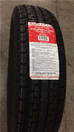 [HFST44] ST225/75R15 MASTERTRACK UN203 10 PLY *TRAILER*