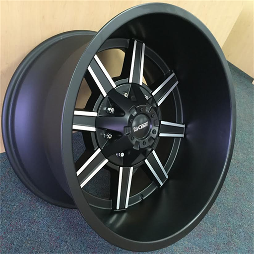 [DW9302034-44] DCENTI 930 20X12-44 6X139.7+6X135 C.B-106.1 MFB+MO BLACK MACHINED