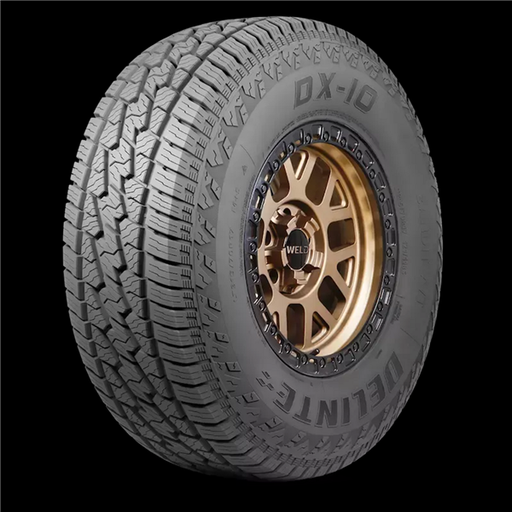 [841623106089] LT285/70R17 DELINTE DX-10 A/T 121/118Q+ ROAD HAZARD