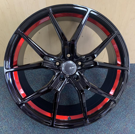 [VE5312008B+MU-TR3] VELSEN WHEEL 531-M 20X8.5+38 5X120 C.B-74.2 B+MU-TR3(U)**RED LINE