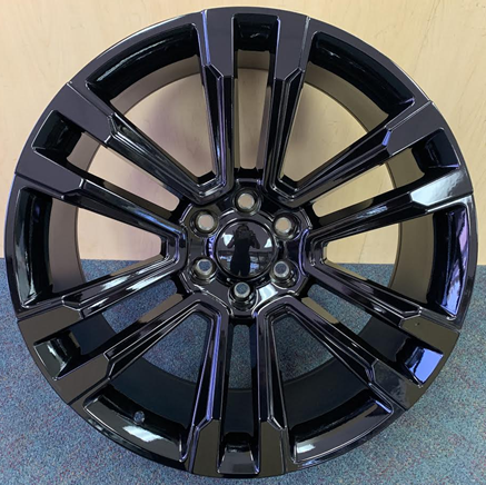 [STW3282215B] STW328-M 22X9.5+30 6X139.7 C.B-78.1 B BLACK**GMC DENALI REPLICA*****SPECIAL****