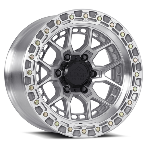 [COMMANDO-2186MC] LOCK OFFROAD COMMANDO 20X10 8X165.1 -18 C.B 125.2 MACHINE WITH CLEAR COAT