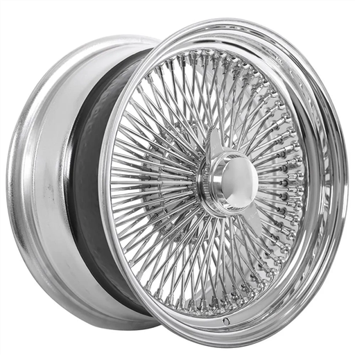 [18X8-100S] WIRE WHEELS 18X8 STANDARD CHROME 100 SPOKE