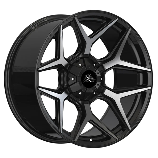 [X003GBBT-21066-19] X DRIVE DEFIANT X003 20X10 6X135/139.7 +19 C.B106.2 GLOSS BLACK MACHINED BRUSHED TINT