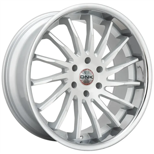 [707BFSL-229560+20] DNK 707 22X9.5 6X139.7 +20 C.B 87.1 BRUSHED FACE SILVER SS LIP