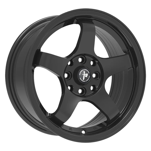 [509GB-157017+35] IMPACT 509 15X7 4X100/114.3 +35 C.B 73.1 GLOSS BLACK