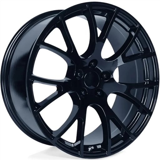 [102GB-209015+20] IMPACT HELLCAT 20X9 5X115 +20 C.B71.5 GLOSS BLACK
