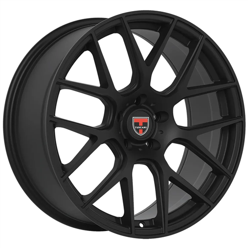 [204SB-209012+35] TUSCANI 204 20X9 5X114.3 +35 C.B 73.1 SATIN BLACK