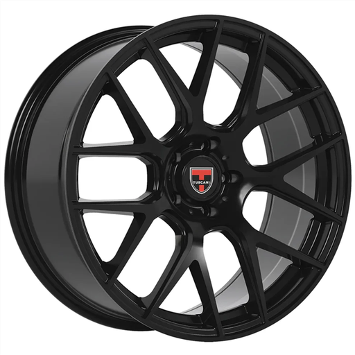 [204GB-209011+35] TUSCANI 204 20X9 5X112 +35 C.B 73.1 GLOSS BLACK