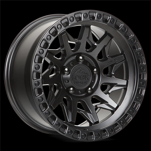 [LUNATIC-8957MB] LOCK OFFROAD LUNATIC 18X9-12 5X127 CB-71.5 MATTE BLACK