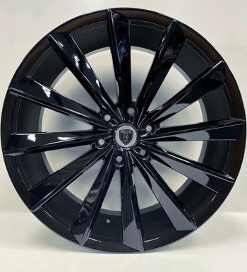 [BW99-24985B] BORGHINI B99-M 24X9.5 +30 6X139.7 C.B 78.1 BLACK MACHINED