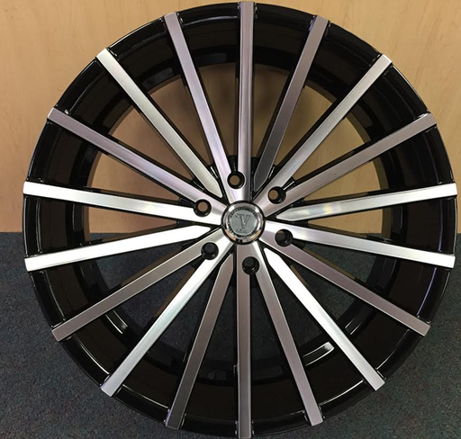 [V171606B+M] VELOCITY VW17-M 16X7+38 5X114.3 C.B-73.1 B+M(U)
