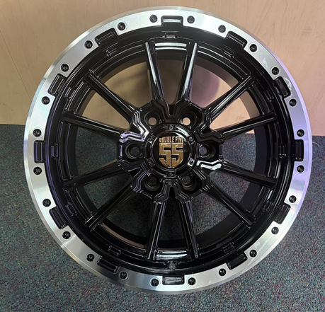 [DB11715B+ME] DOUBLE FIVE WHEEL DB1-M 17X9-12 6X139.7 C.B-108 B+ME