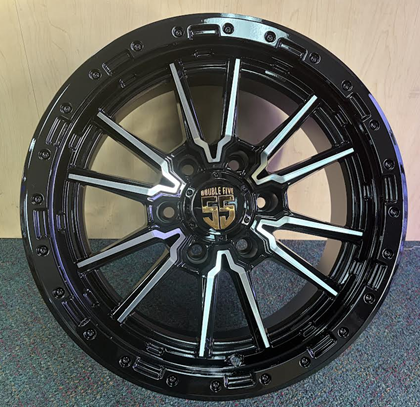 [DB11715B+MO] DOUBLE FIVE WHEEL DB1-M 17X9-12 6X139.7 C.B-108 B+MO
