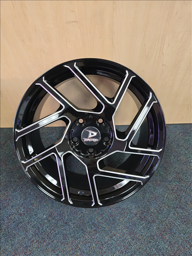 [DS22006B+MW] DS2 WHEEL DS2-M 20X8.5+35 5X114.3 C.B-73.1 B+MW