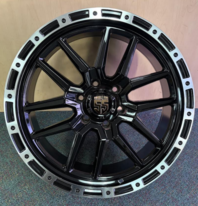 [DB22015B+ME] DOUBLE FIVE WHEEL DB2-M 20X9-12 6X139.7 C.B-108 B+ME