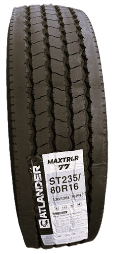 [AL061] ST 235/80R16 ATLANDER MAXTRLR77 130/126L ( 16 PLY ) ALL STEEL ** 115 PSI **