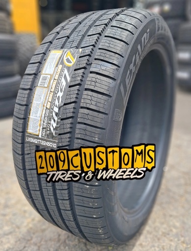 [LXSMQTT1745010] P215/45R17 LEXANI QUATTRO TEMPO TOUR AW 91V BLK 600A-A  70K+ ROAD HAZARD